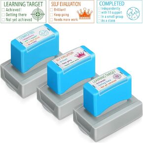 Teacher Stamps Self Inking Teacher Grading Stamps Checkbox Grading Teacher Stamps Classroom Teacher Stamps for Classroom Teacher (222)