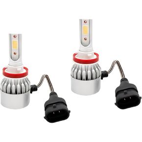 Kewucn 2 PCS H8/H11/H9 Car LED Light, 8000K 3800LM High Brightness Light Bulb for Auto Fog Light Headlight, Waterproof High Low Beam Bulb Replacement, Lighting Car Accessories (Blue)