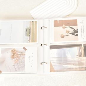 تخزين ألبومات الصور مقاس 4×6، كتاب صور للصور مقاس 4×6، مجلد محفظة صور البطاقات البريدية، حامل بطاقات الكتب الفنية للأعمال الفنية، كتاب صور رحلة الزفاف، 25 صفحة تحتوي على 100 صورة in Kuwait