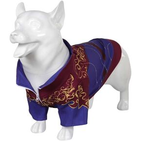 BG3 Astarion Cosplay Dog Costume Puppy Pet Clothes for Small Medium Dog Cat