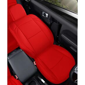 Car Seat Covers Custom Fit for Jeep Gladiator 2020-2024 with Waterproof Leather and Airbag Compatible Automotive Vehicle Cushion Protector Easy to Install