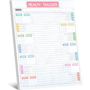 80 Pages Weekly Health Workout Tracker Journal Daily Diet Exercise Planner Meal Water Fitness Journal Full Year Wellness Journal Daily Food Diary Gym Notebook for Women Men Weight Loss Bodybuilding