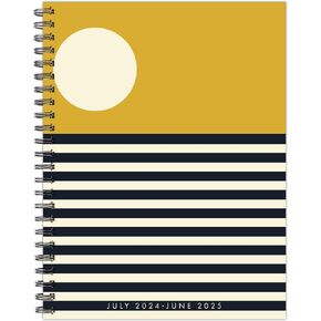 Willow Creek Press Modern Sunset Academic July 2024 - June 2026 Softcover Spiral-Bound Weekly Planner (6.5" x 8.5")