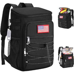 Cooler Backpack, Backpack Coolers Insulated Leak Proof, Large Capacity Waterproof Cooler Bag, Portable Lightweight Beach Travel Camping Lunch Backpack for Men and Women in Kuwait