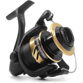 Ashconfish Spinning Fishing Reel, Graphite Body, 7+1 Stainless Steel BB, 5.0:1 Gear Ratio, Lightweight Spinning Reel for Freshwater Saltwater Fishing, Come with 109 yds Braided Line