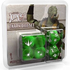 Modiphius John Carter of Mars: Thark Dice Set (Set of 6 Custom Dice)