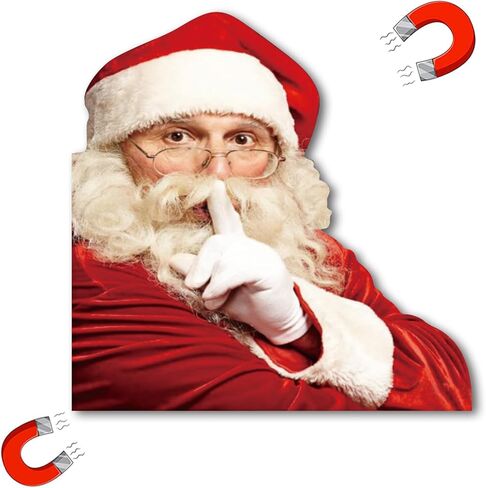 ملصق مغناطيسي للسيارة سانتا عيد الميلاد، ملصق مغناطيسي عالي التحمل للسيارات والشاحنات وسيارات الدفع الرباعي in Kuwait