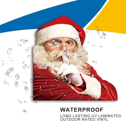 ملصق مغناطيسي للسيارة سانتا عيد الميلاد، ملصق مغناطيسي عالي التحمل للسيارات والشاحنات وسيارات الدفع الرباعي in Kuwait