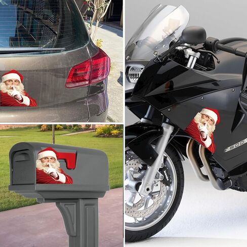 ملصق مغناطيسي للسيارة سانتا عيد الميلاد، ملصق مغناطيسي عالي التحمل للسيارات والشاحنات وسيارات الدفع الرباعي in Kuwait