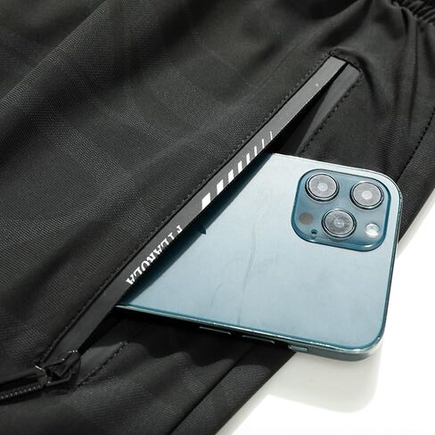 Men Sweatpants with Zipper Pockets Running Workout Pants for Men Baseball Pants Mens in Saudi Arabia