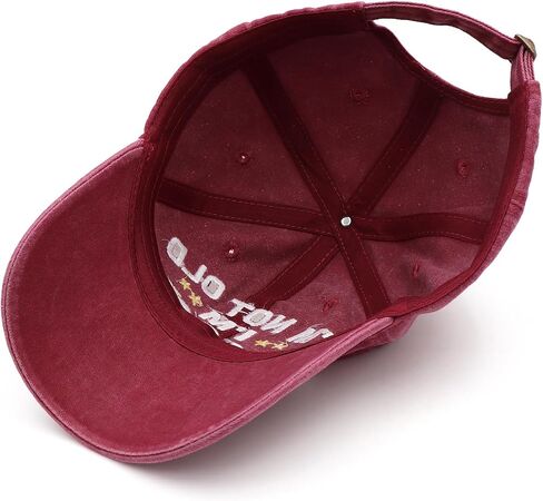 Funny Father's Day Retirement Birthday Gifts for Men Women,I'm Not Old Classic Washed Hat Gifts for Dad Old Man Women in Saudi Arabia