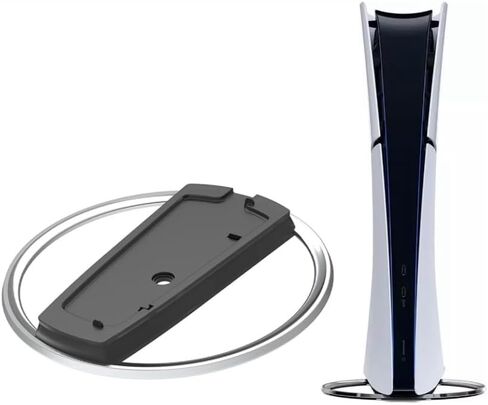 Vertical Stand for PS5 Consoles - Playstation 5 Slim Base Accessories for PS5 Console Disc and Digital with PS5 Fan Dust Filter Kontrol Freek PS5 Joystick Protectors ps5 Controller Parts kit in Saudi Arabia