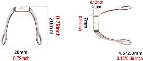 Eyeglass Saddle Bridge Metal Glasses Conjoined Bracket Sunglasses Nose Bridge U-Shape for Glass Reading Glasses in Saudi Arabia