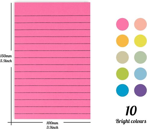 12 Pads Large Sticky Notes Yellow,3 x 5'' Self-Stick Notes Pads Recyclable,100 Sheets/Pad Super Sticking Power 76x127mm,1200 Sheets Clean Removal Sticky Notes Easy to Post for Note Taking,to Do Lists in Saudi Arabia