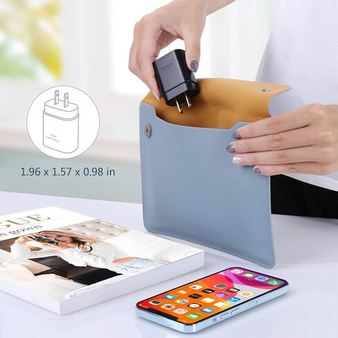 شاحن فائق السرعة من النوع C، شاحن حائط USB C بقدرة 25 واط من Costyle، كتلة شحن فائقة السرعة مع كابل USB C بطول 10 أقدام لهاتف Samsung Galaxy S24 S24Ultra S24+ S23 S23Ultra S22 S22Plus S20FE Note 20-أسود in Kuwait