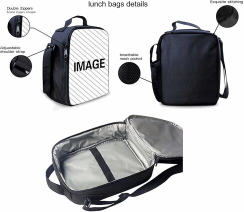 BIGCARJOB Black Horse Schoolbags Set for Boys Girls School Backpack with Lunch Bags Pencil Holder Animal Horse School Bookbags Elementary Primary Middle Large Travel Rucksack Laptop Bagpack in Saudi Arabia