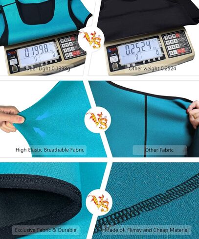 NonEcho Men Neoprene Waist Trainer Sauna Vest Gym Hot Sweat Tank Top Workout Shirt Shapewear Body Shaper No Zipper in Saudi Arabia