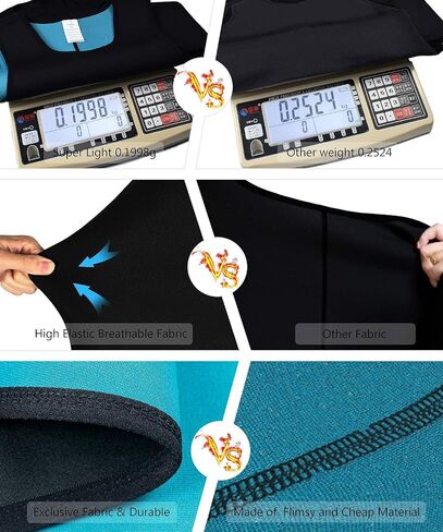 NonEcho Men Neoprene Waist Trainer Sauna Vest Gym Hot Sweat Tank Top Workout Shirt Shapewear Body Shaper No Zipper in Saudi Arabia