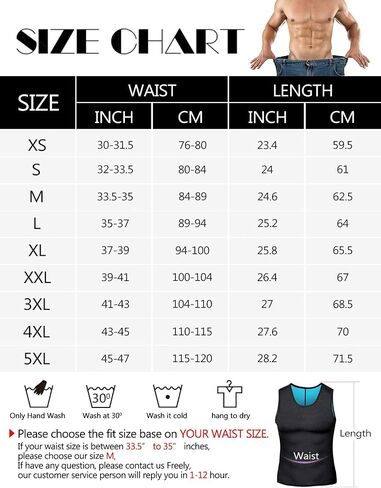 NonEcho Men Neoprene Waist Trainer Sauna Vest Gym Hot Sweat Tank Top Workout Shirt Shapewear Body Shaper No Zipper in Saudi Arabia