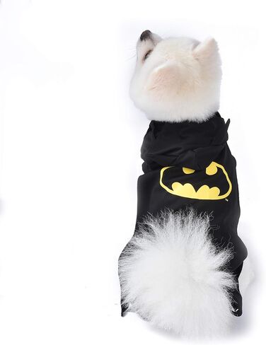 DC Comics for Pets Batman Dog Costume | Hooded Superhero Costume for Dogs | Dog Halloween Costume in Size Large for Large Dogs and Large Size Dog Breeds | See Sizing Chart in Saudi Arabia