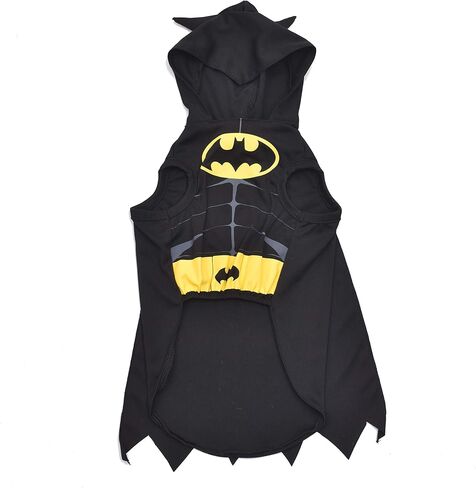 DC Comics for Pets Batman Dog Costume | Hooded Superhero Costume for Dogs | Dog Halloween Costume in Size Large for Large Dogs and Large Size Dog Breeds | See Sizing Chart in Saudi Arabia