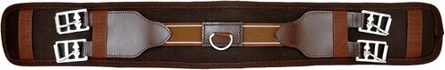 Y&Z Enterprises جميع الأغراض الاصطناعية بدون شجرة Freemax English Horse Saddle Tack احصل على مقاس وحزام متطابقين (مقعد 17 بوصة، أخضر) in Saudi Arabia