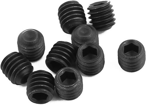 uxcell 10Pcs Metal Black M3x3mm Hex Socket Grub Screw for RC Model Spare Part in Saudi Arabia
