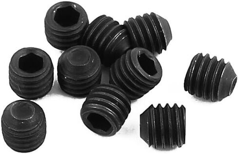 uxcell 10Pcs Metal Black M3x3mm Hex Socket Grub Screw for RC Model Spare Part in Saudi Arabia
