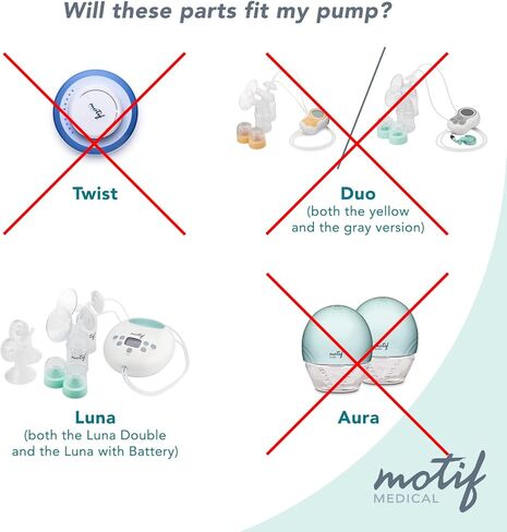 Motif Medical، حواف درع الثدي لونا، قطع غيار لمضخة الثدي لونا in Kuwait