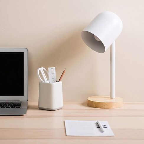 حامل أقلام مكتبي مكون من قطعتين من Cerpourt، حامل فرشاة مكياج على شكل كأس لطيف بلونين، حامل أقلام منظم لسطح المكتب متين للمكتب، طاولة الزينة، لوازم المكتب (رمادي) in Kuwait