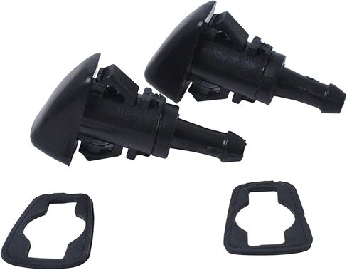 فوهة الزجاج الأمامي من Exerock 5113049AA، مجموعة رذاذ ممسحة للزجاج الأمامي بفتحة واحدة متوافقة مع PT Cruiser Dodge Avenger Journey Jeep Compass 5113049AA in Kuwait