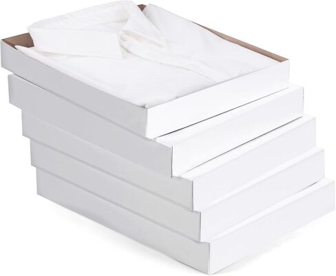 JOHOUSE 5PCS Gift Boxes with Lids, Gift Box Bulk Brown Shirt Boxes for Gifts 11.8 x 9.5 x 1.6 Inches in Saudi Arabia