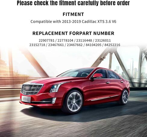 ممتص كيس التعليق الهوائي الخلفي متوافق مع 2013-2019 كاديلاك XTS 3.6 V6، استبدل 22778104، 22907781، 23116448، 23126011 يسارًا ويمينًا in Saudi Arabia