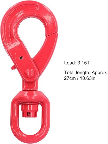 YWBL-WH Swivel Hooks Heavy Duty Self Lock Rigging Swivel Hook G80 Crane Hook Steel Safety Rotating Hooks for Ships Automobiles in Saudi Arabia