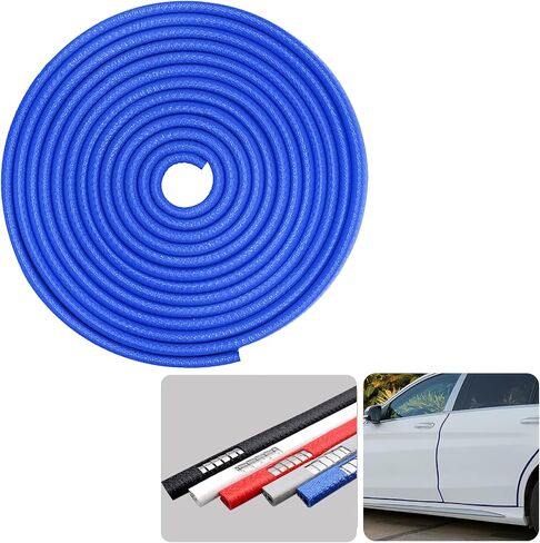 16Ft(5M) Car Door Edge Guards,Rubber U Shape Car Door Edge Protector,Car Edge Trim Rubber Seal Protector Fit for Most Car(White) in Saudi Arabia