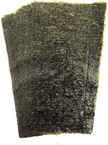 Green Seaweed Sheets 25 Package of 4" x 7.5" Nori Seaweed Sheets, for All Algae Eating Fish, 100% Natural, Nutrient-Dense, Super Thick 35g in Saudi Arabia