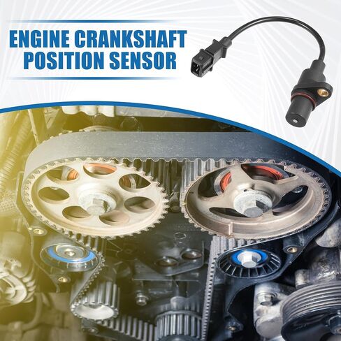 Engine Crankshaft Position Sensor No.39180-26900/3918026900 Camshaft Sensor for Hyundai Accent 2007-2011 Plastic Black in Saudi Arabia