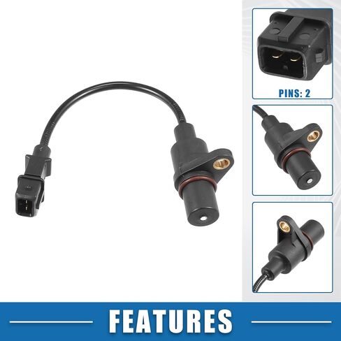 Engine Crankshaft Position Sensor No.39180-26900/3918026900 Camshaft Sensor for Hyundai Accent 2007-2011 Plastic Black in Saudi Arabia