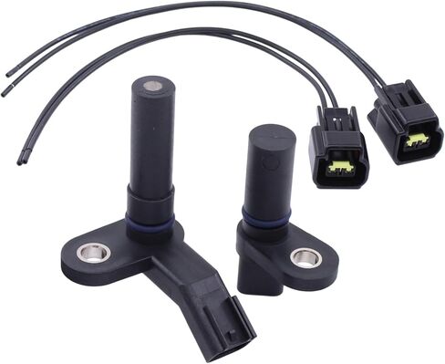 MOTOKU Engine Camshaft Crankshaft Position Sensor with Wire Connectors Kit for Ford Jaguar Lincoln Mercury Expedition Mustang Excursion Explorer E150 E250 F150 F250 F350 F450 F550 Town Car Navigator in Saudi Arabia