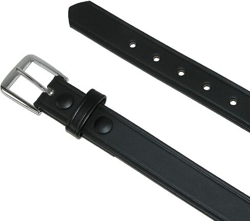 Boston Leather Men's 1.25" 10-12 oz Bridal Leather Work Belt in Saudi Arabia