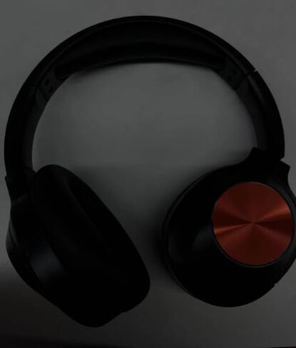 Hybrid Active Noise Cancelling Headphones Wireless Over Ear Bluetooth Headphones，Dark Orange in Saudi Arabia