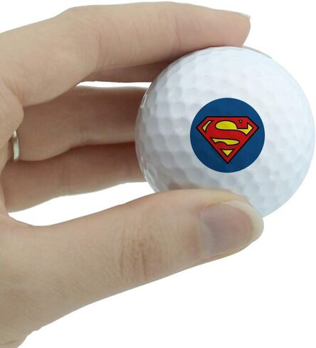 الرسومات والمزيد من كرات الجولف المبتكرة بشعار Superman Classic S Shield 3 عبوات in Saudi Arabia