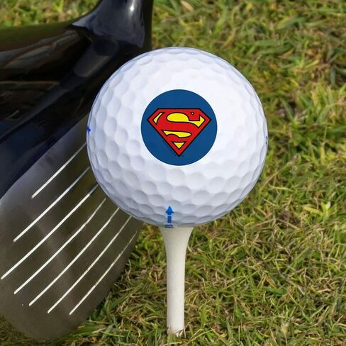 الرسومات والمزيد من كرات الجولف المبتكرة بشعار Superman Classic S Shield 3 عبوات in Saudi Arabia