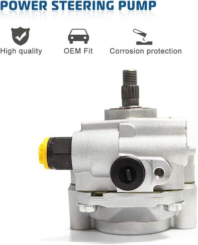 Power Steering Pump Compatible with 2004-2007 Toyota Highlander 95-06 Toyota Camry 95-04 Toyota Avalon 98-03 Toyota Sienna 99-03 Solara 97-01 ES300 04-06 RX330 Power Assist Pump Replace # 21-5931 in Saudi Arabia