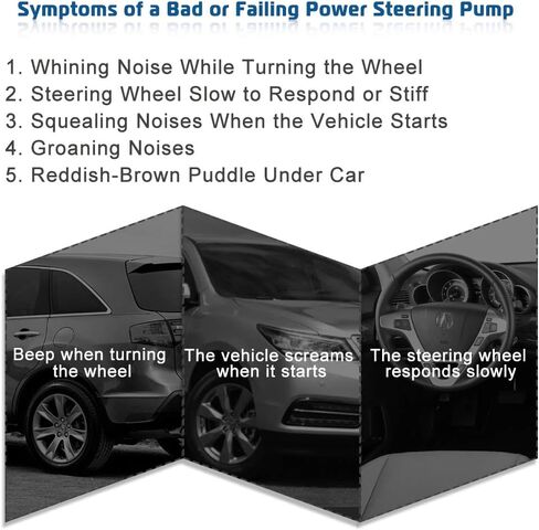 Power Steering Pump Compatible with 2004-2007 Toyota Highlander 95-06 Toyota Camry 95-04 Toyota Avalon 98-03 Toyota Sienna 99-03 Solara 97-01 ES300 04-06 RX330 Power Assist Pump Replace # 21-5931 in Saudi Arabia