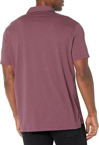 A｜X ARMANI EXCHANGE Men's Allover Printed Logo Piquet Polo Shirt in Saudi Arabia