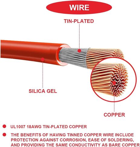 15 مجموعات 2 دبوس موصل 18AWG موصل سلك مقاوم للماء ذكر وأنثى قطع سريع موصلات الأسلاك موصلات كهربائية مقاومة للماء للسيارات مع سلك 120 مم، موصلات تقلص الحرارة in Saudi Arabia