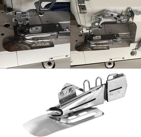 ماكينة خياطة صناعية ذات غطاء واحد قابلة للطي مجلد خياطة مسطح (1-7/8 بوصة-3/4 بوصة) in Kuwait