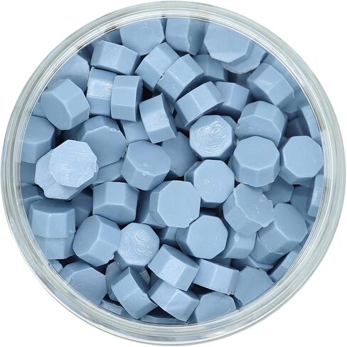 230 Pcs Sealing Wax Beads for Wax Seal Stamp, Perfect for Cards Envelopes, Wedding Invitations, Wine Packages, Gift Wrapping (Dusty Blue) in Saudi Arabia