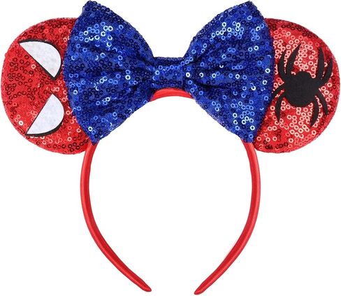 Mouse Ears Headband Birthday Decorations For Women Stitches Birthday Headband Accessorize The Party With Princess in Saudi Arabia
